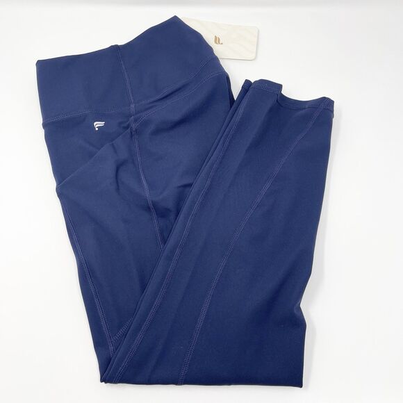 Fabletics Oasis High Waisted Pocket Capri XL Leggings UPF 50 Navy Blue Active - Picture 6 of 6